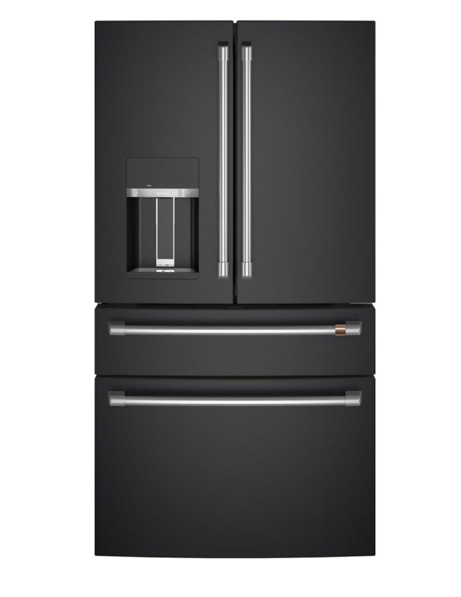 Café CVE28DP3NHD1 36-Inch 27.8 Cu. Ft. Smart 4-Door French Door Refrigerator — Matte Black