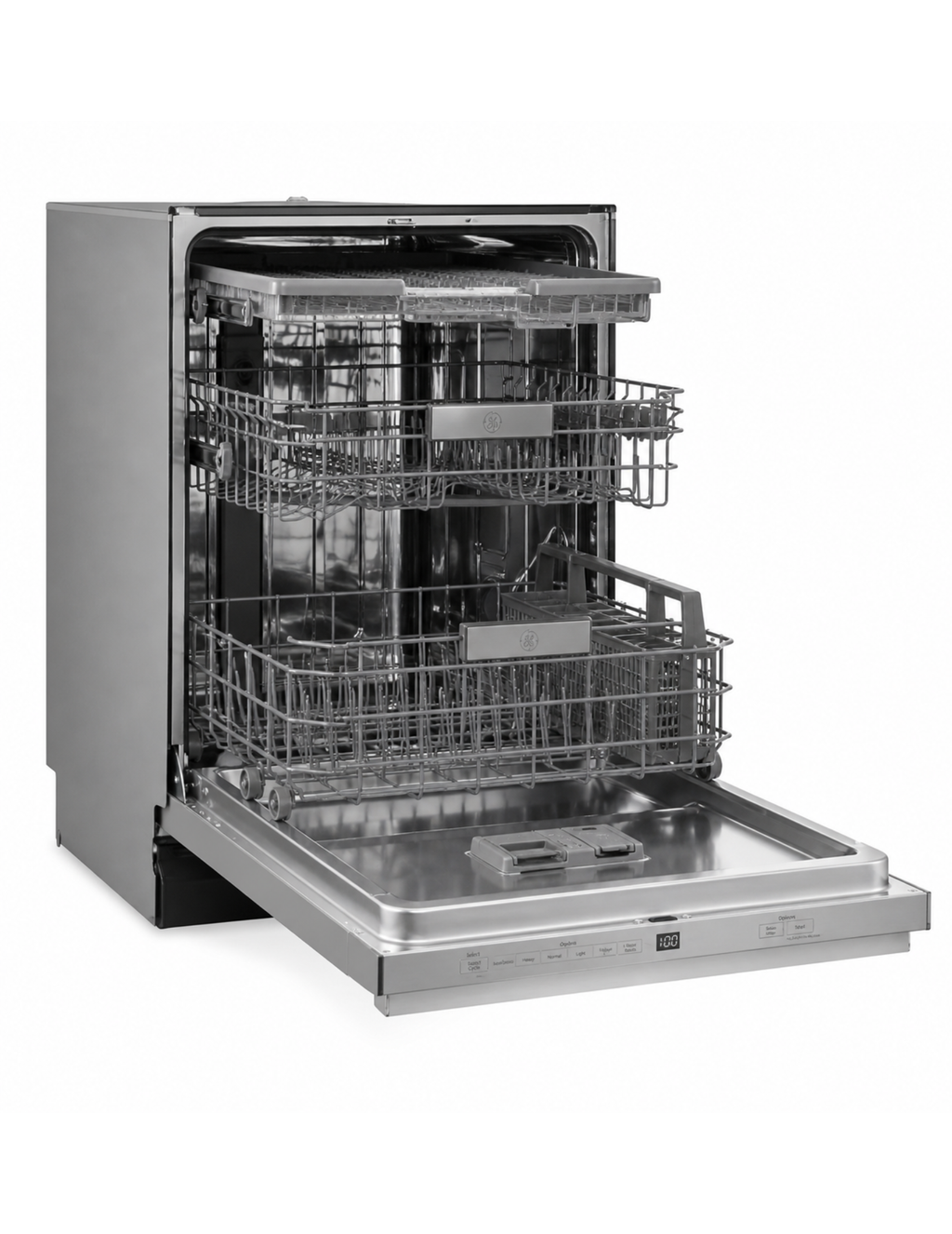 GE GDT585HYY0FS 24 in. Top Control Built-In Dishwasher, Fingerprint Resistant Stainless Steel, 50 dBA