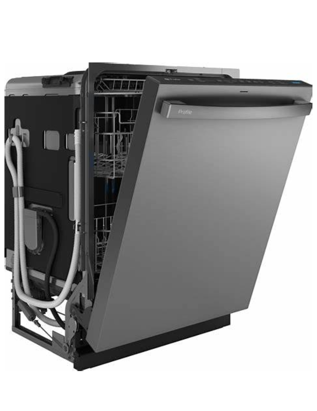 GE 24-Inch Top Control Stainless Steel Dishwasher with 3rd Rack GDT650SYV3FS