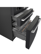 Café CVE28DP3NHD1 36-Inch 27.8 Cu. Ft. Smart 4-Door French Door Refrigerator — Matte Black