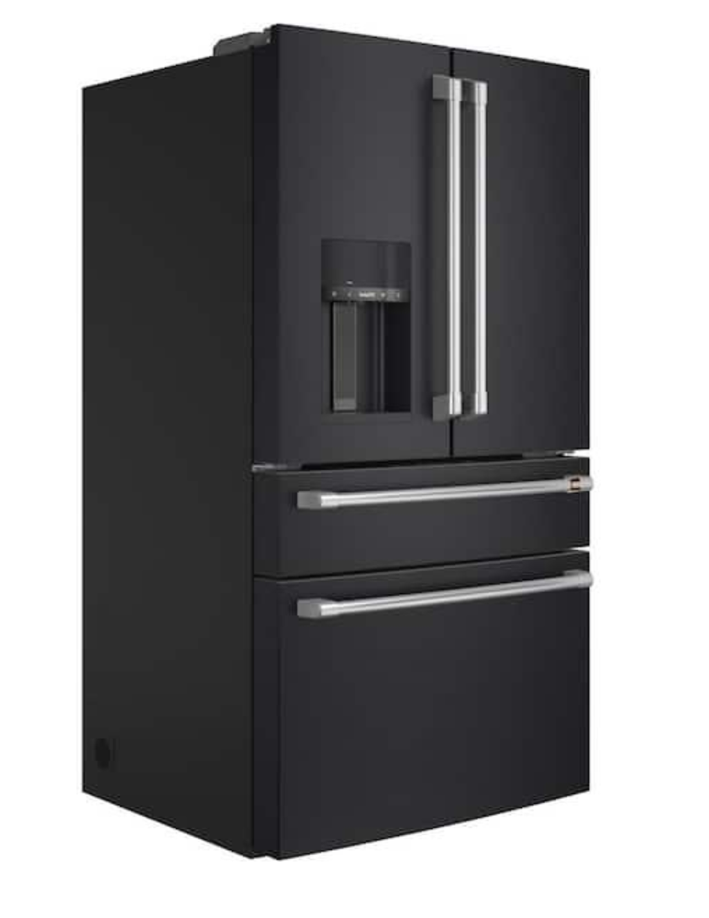 Café CVE28DP3NHD1 36-Inch 27.8 Cu. Ft. Smart 4-Door French Door Refrigerator — Matte Black