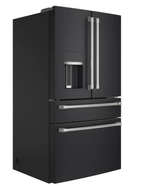 Café CVE28DP3NHD1 36-Inch 27.8 Cu. Ft. Smart 4-Door French Door Refrigerator — Matte Black