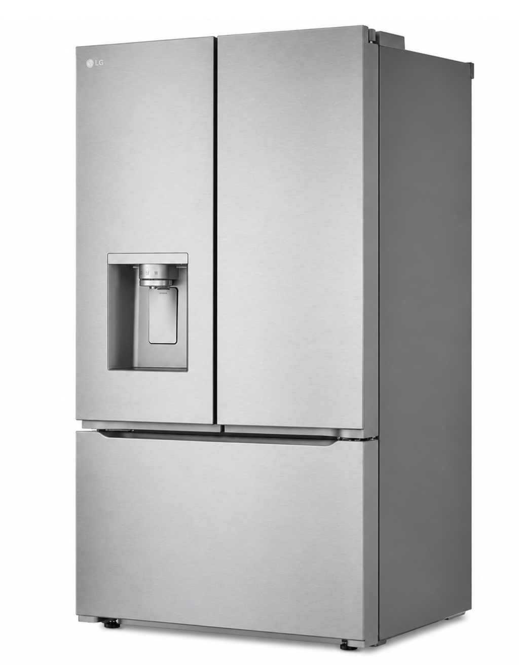 LG LRYXC2606S 36-Inch 25.5 Cu. Ft. Smart Counter-Depth MAX French Door Refrigerator — PrintProof Stainless Steel
