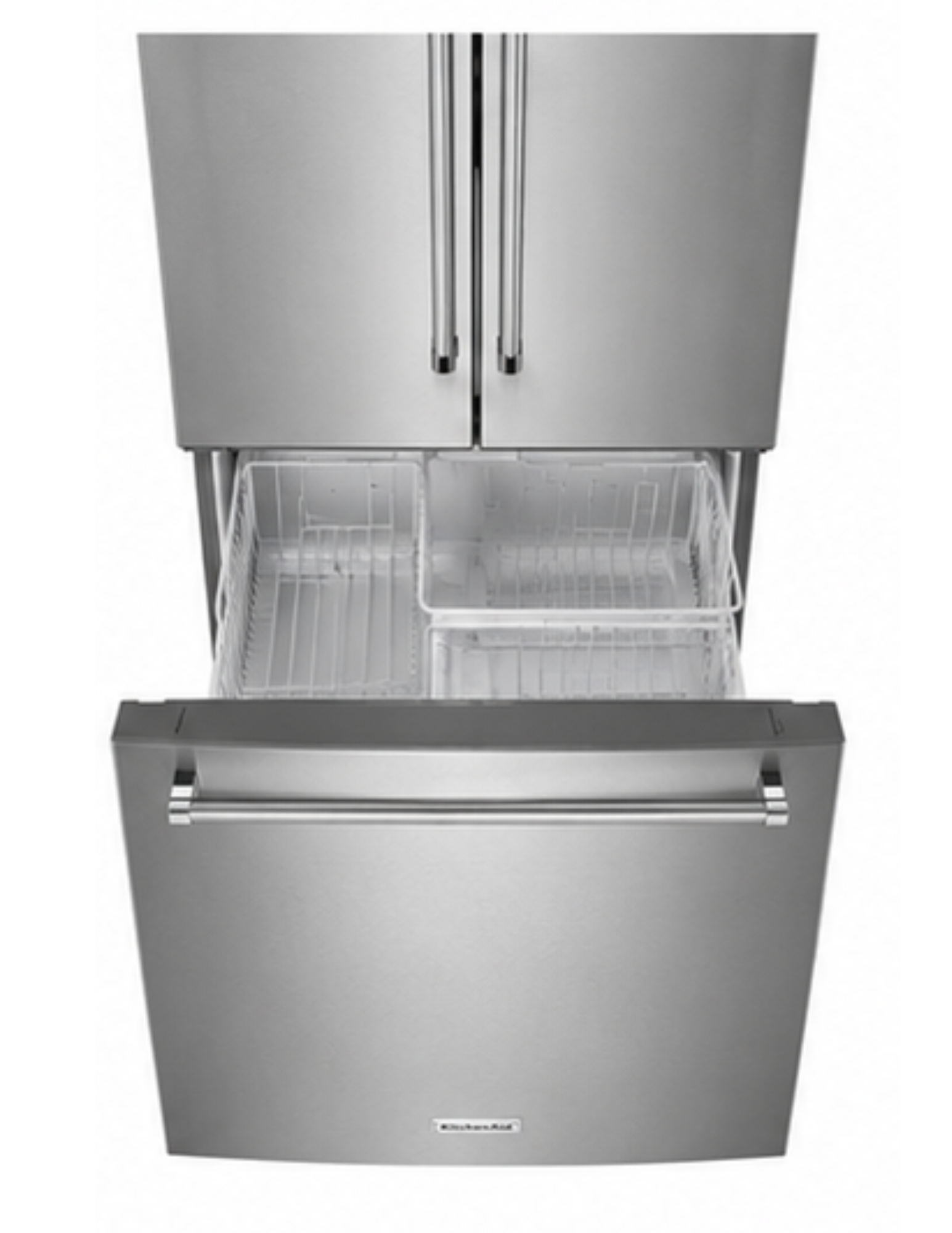 KitchenAid KRFC704FPS07 / KRFC704FPS 36-Inch 23.8 Cu. Ft. Counter-Depth French Door Refrigerator — PrintShield Stainless Steel