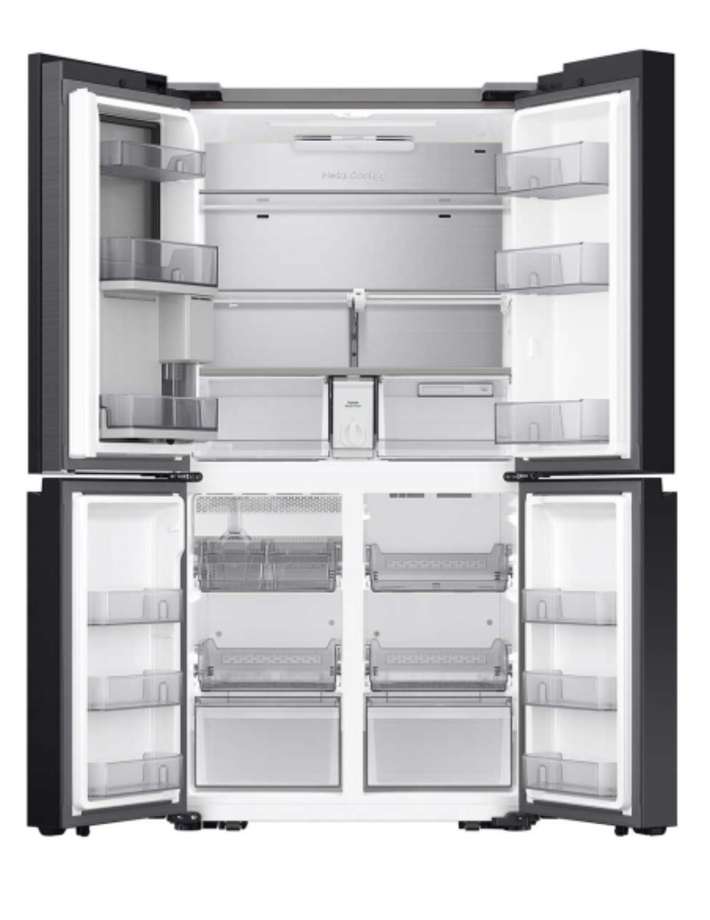 Samsung RF23DB9600QLAA Bespoke 23 cu. ft. Counter Depth 4-Door Flex Refrigerator with Beverage Center