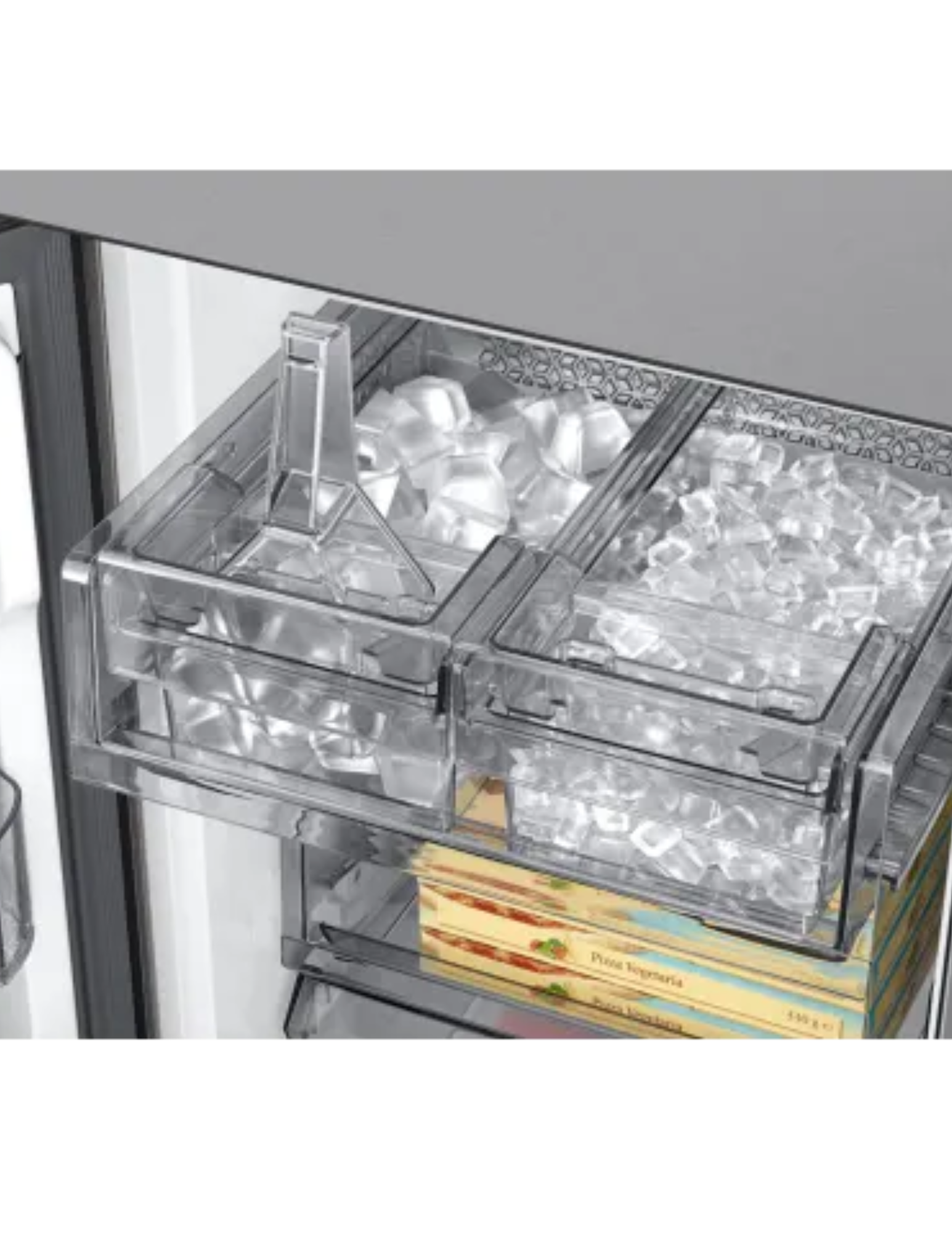 Samsung RF23DB9600QLAA Bespoke 23 cu. ft. Counter Depth 4-Door Flex Refrigerator with Beverage Center