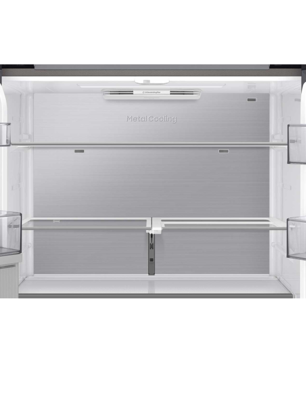 Samsung RF23DB9600QLAA Bespoke 23 cu. ft. Counter Depth 4-Door Flex Refrigerator with Beverage Center