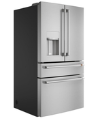 Café CVE28DP2NJS1 / CVE28DP2NS1 36-Inch 27.8 Cu. Ft. Smart 4-Door French Door Refrigerator — Stainless Steel