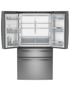 GE Profile PGE29BYTFS  28.7 Cu. Ft. Smart 4-Door French Door Refrigerator Fingerprint Resistant Stainless Steel | Dual-Dispense AutoFill Pitcher