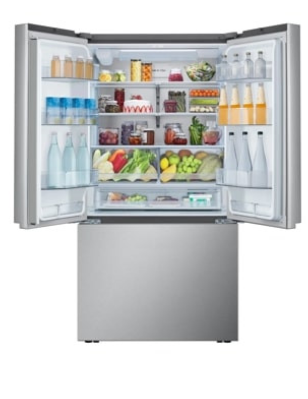 LG LRFLC2716S 27 Cu. Ft. Counter-Depth MAX Smart French Door Refrigerator – PrintProof Stainless Steel