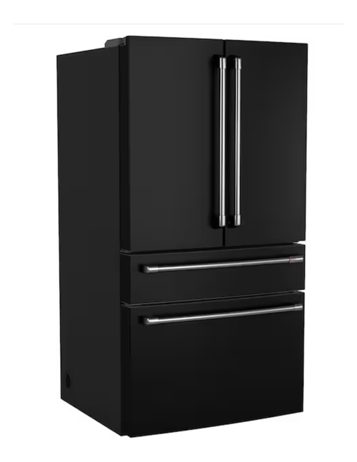 Café CJE23DP3WBD1 23.2 Cu. Ft. Smart Counter-Depth 4-Door French Door Refrigerator – Matte Black
