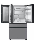 Samsung Bespoke RF23BB8600QL 23 Cu. Ft. Counter-Depth 4-Door French Door Smart Refrigerator – Stainless Steel