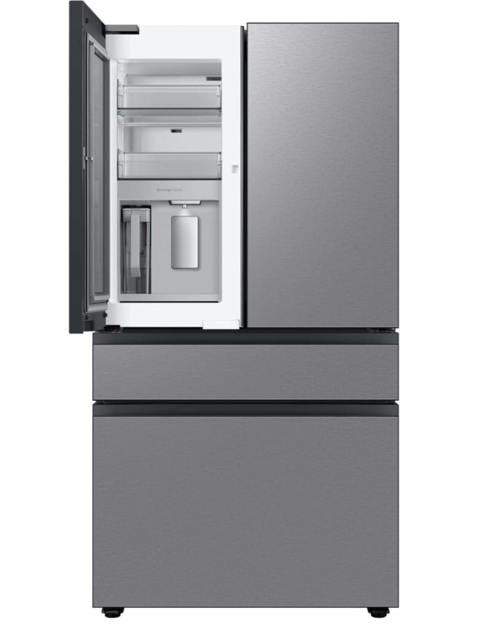 Samsung Bespoke RF23BB8600QL 23 Cu. Ft. Counter-Depth 4-Door French Door Smart Refrigerator – Stainless Steel