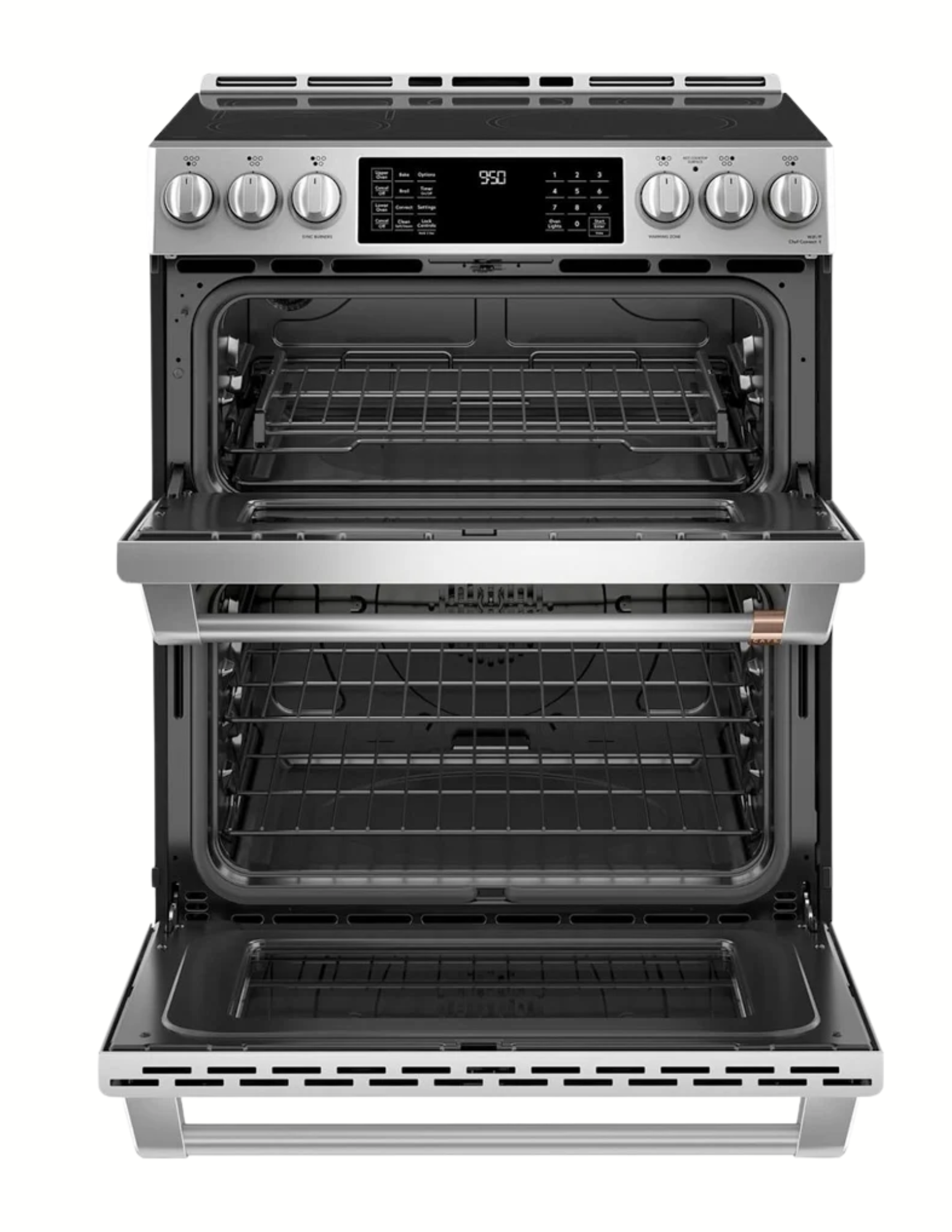 Café CHS950P2MS1 30” Smart Slide-In Induction Double Oven Range – Stainless Steel