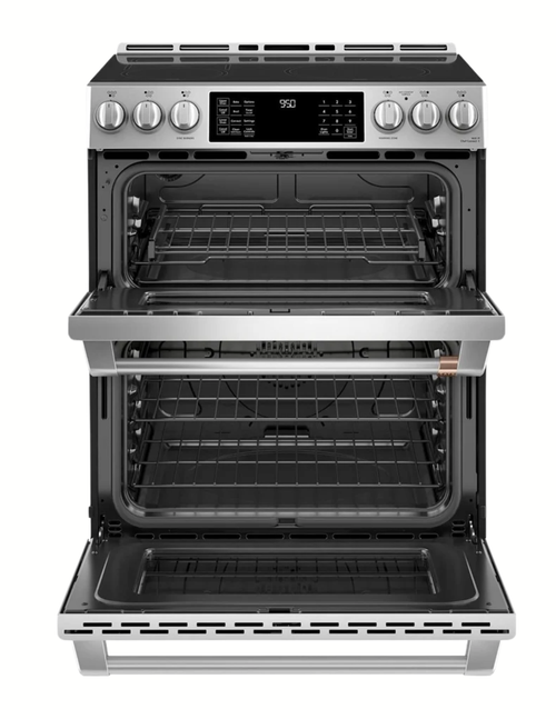 Café CHS950P2MS1 30” Smart Slide-In Induction Double Oven Range – Stainless Steel