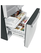 GE GWE22JYMFS 21.9 Cu. Ft. Counter-Depth French Door Refrigerator – Fingerprint Resistant Stainless Steel
