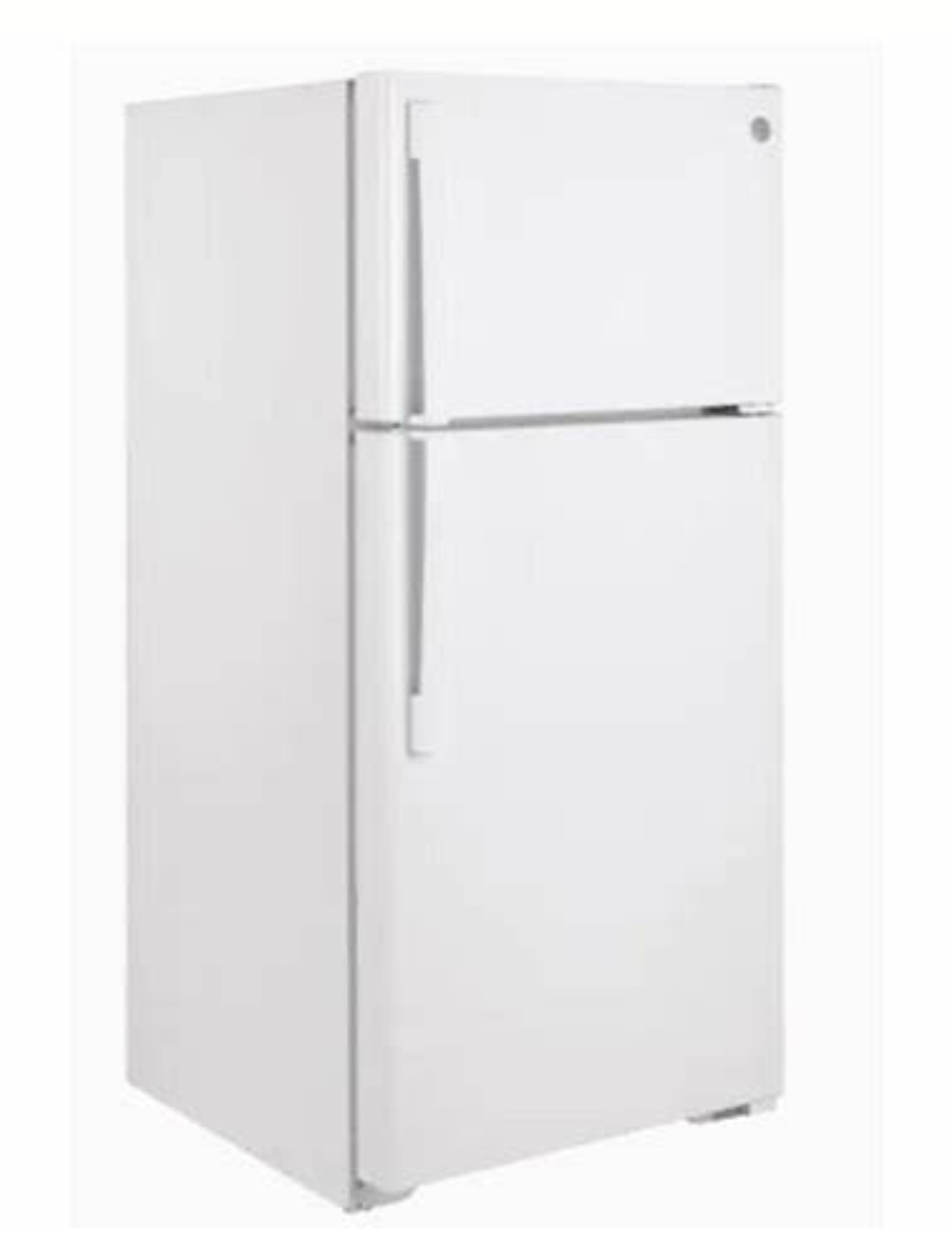GE 16.6 Cu. Ft. Top-Freezer Refrigerator – White – GTS17DTNNRWW