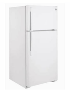 GE 16.6 Cu. Ft. Top-Freezer Refrigerator – White – GTS17DTNNRWW