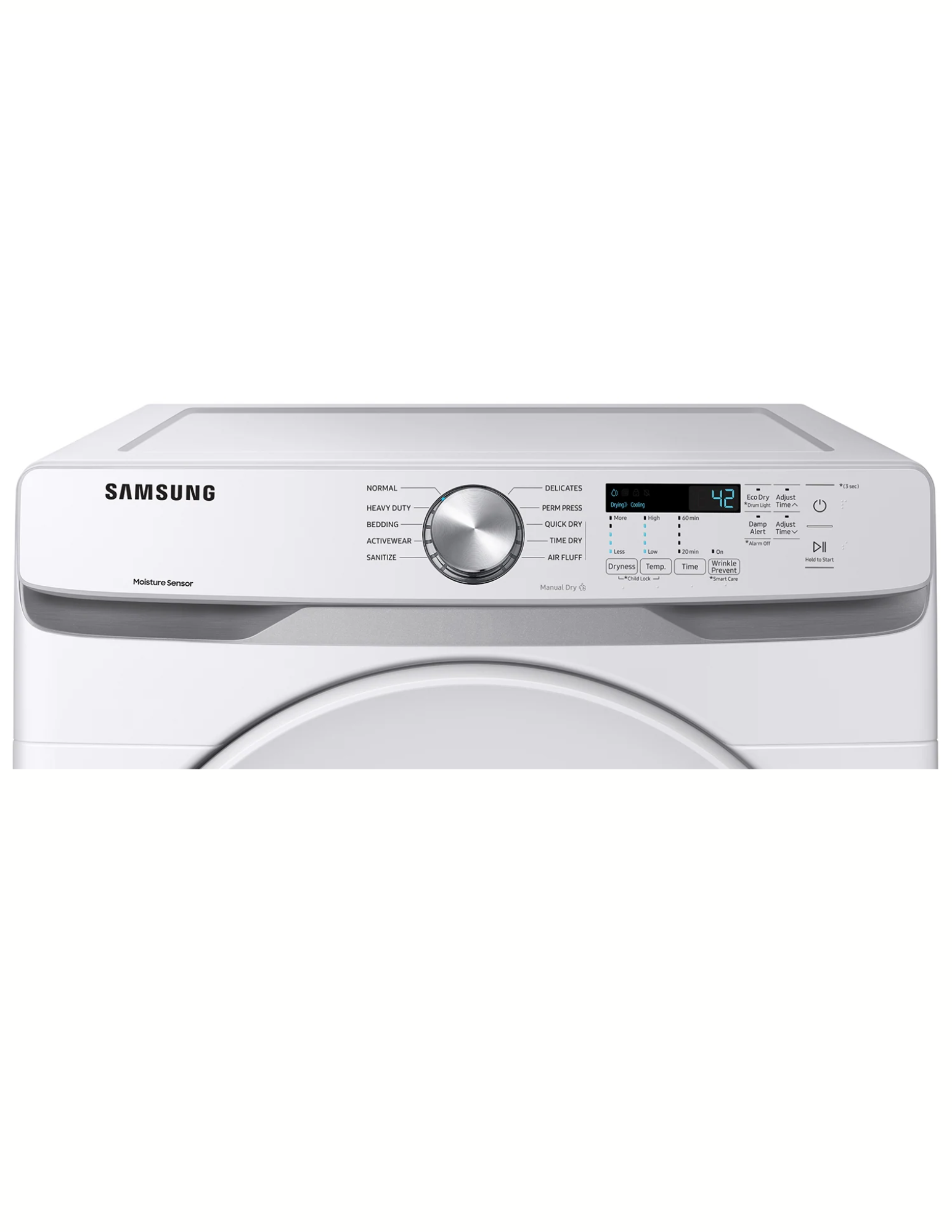 Samsung DVG45T6000W 7.5 Cu. Ft. Gas Dryer with Sensor Dry – White