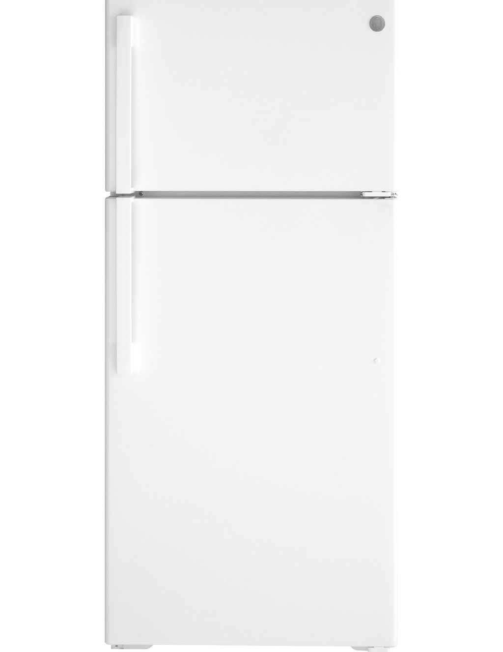 GE 16.6 Cu. Ft. Top-Freezer Refrigerator – White – GTS17DTNNRWW