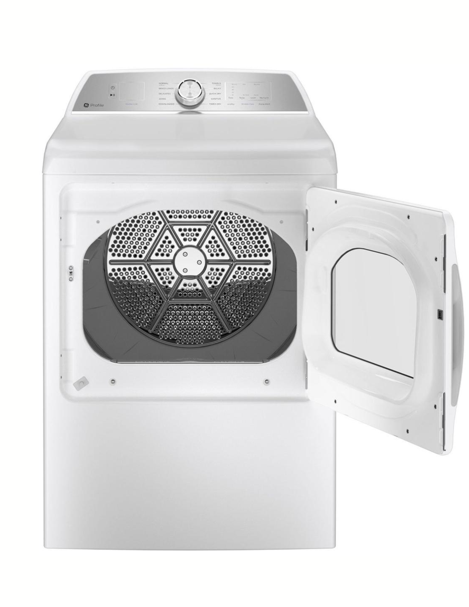 GE Profile PTD60EBSR2WS – 7.4 Cu. Ft. Smart Electric Dryer (White)