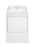 GE GTX22EASK1WW — 6.2 Cu. Ft. Electric Dryer (White)
