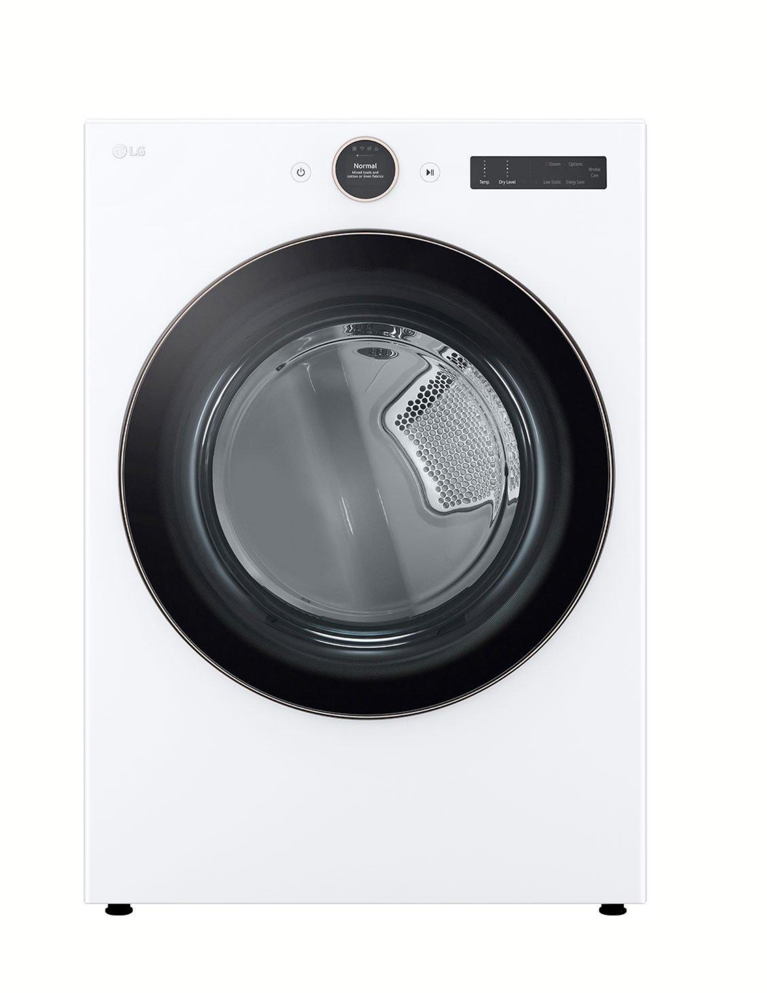 LG DLEX6500W 7.4 Cu. Ft. Smart Electric Dryer – White | Turbo Steam