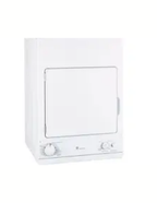 GE DSKS433EBWW Compact Electric Dryer