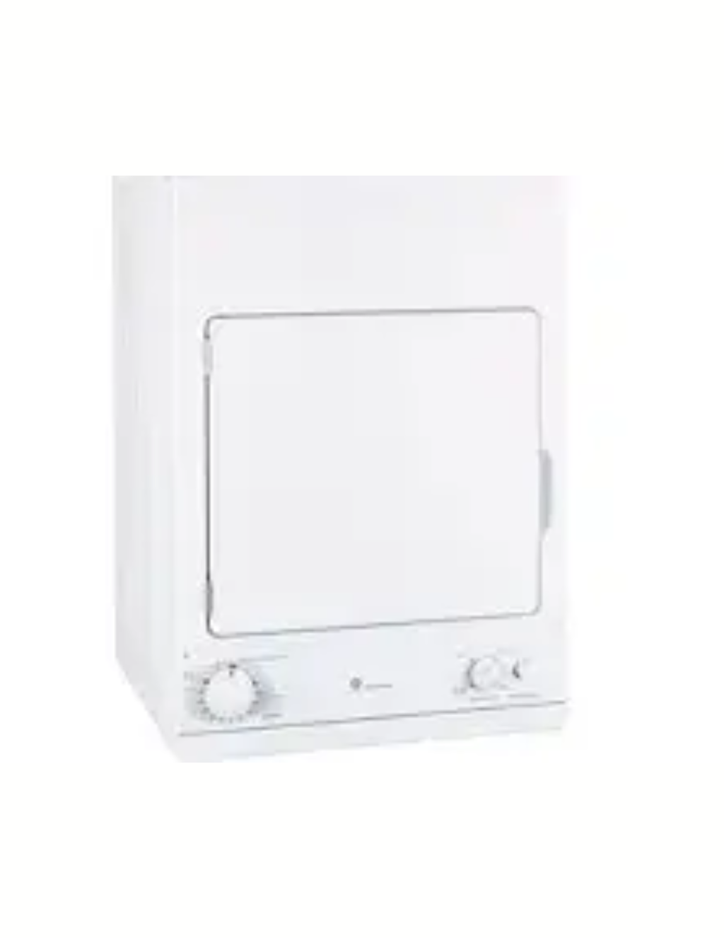 GE DSKS433EBWW Compact Electric Dryer