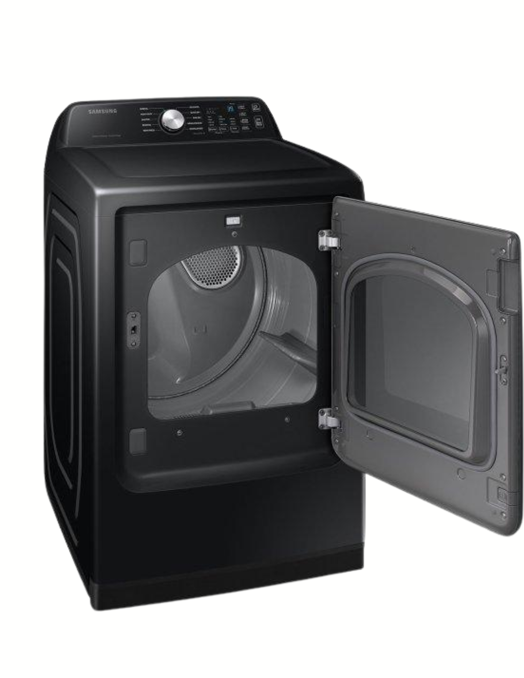 Samsung DVE47CG3500V Dryer – 7.4 Cu. Ft. Smart Electric Dryer with Steam (Black)