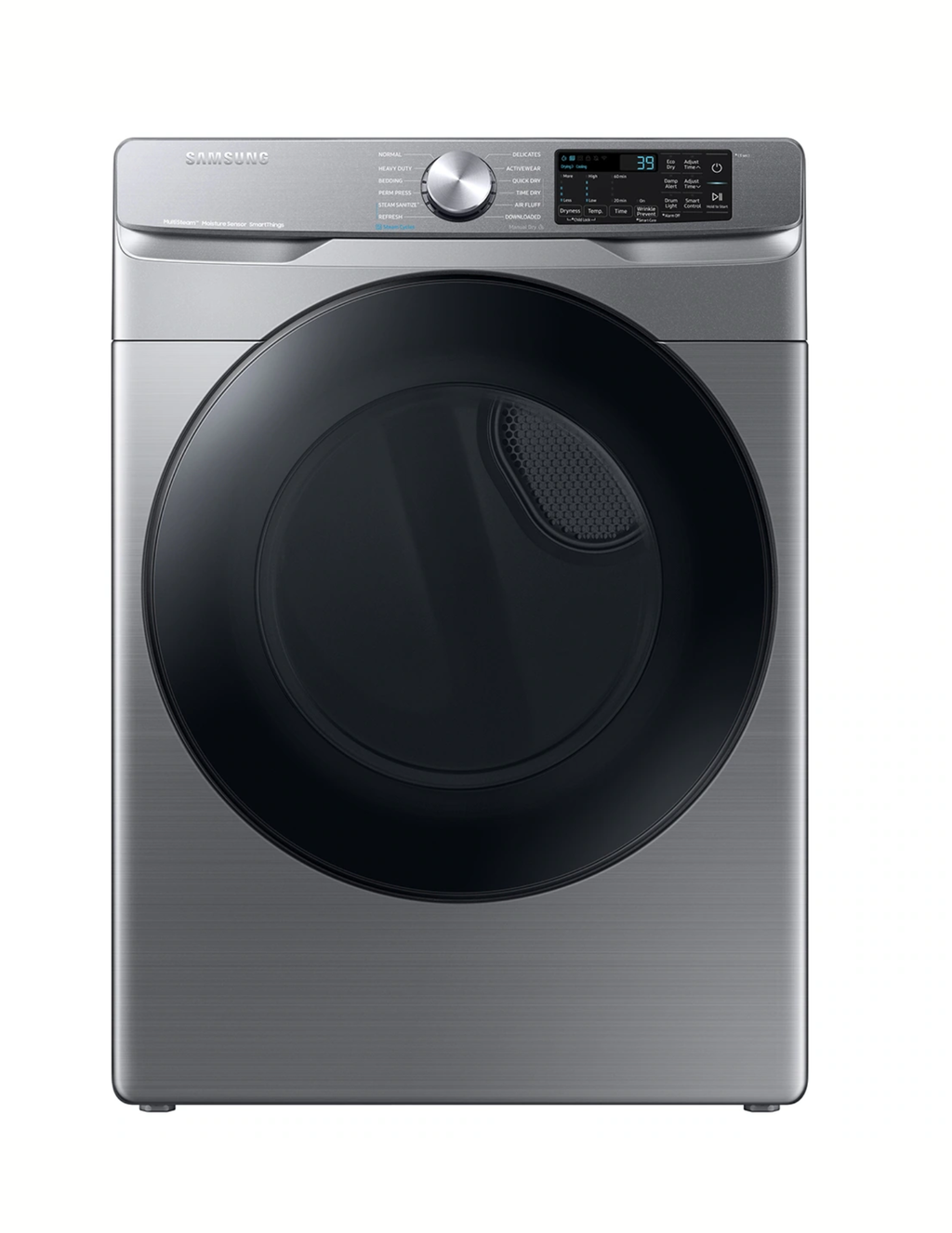 Samsung DVG45B6300P 7.5 Cu. Ft. Smart Gas Dryer with Steam Sanitize+ – Platinum