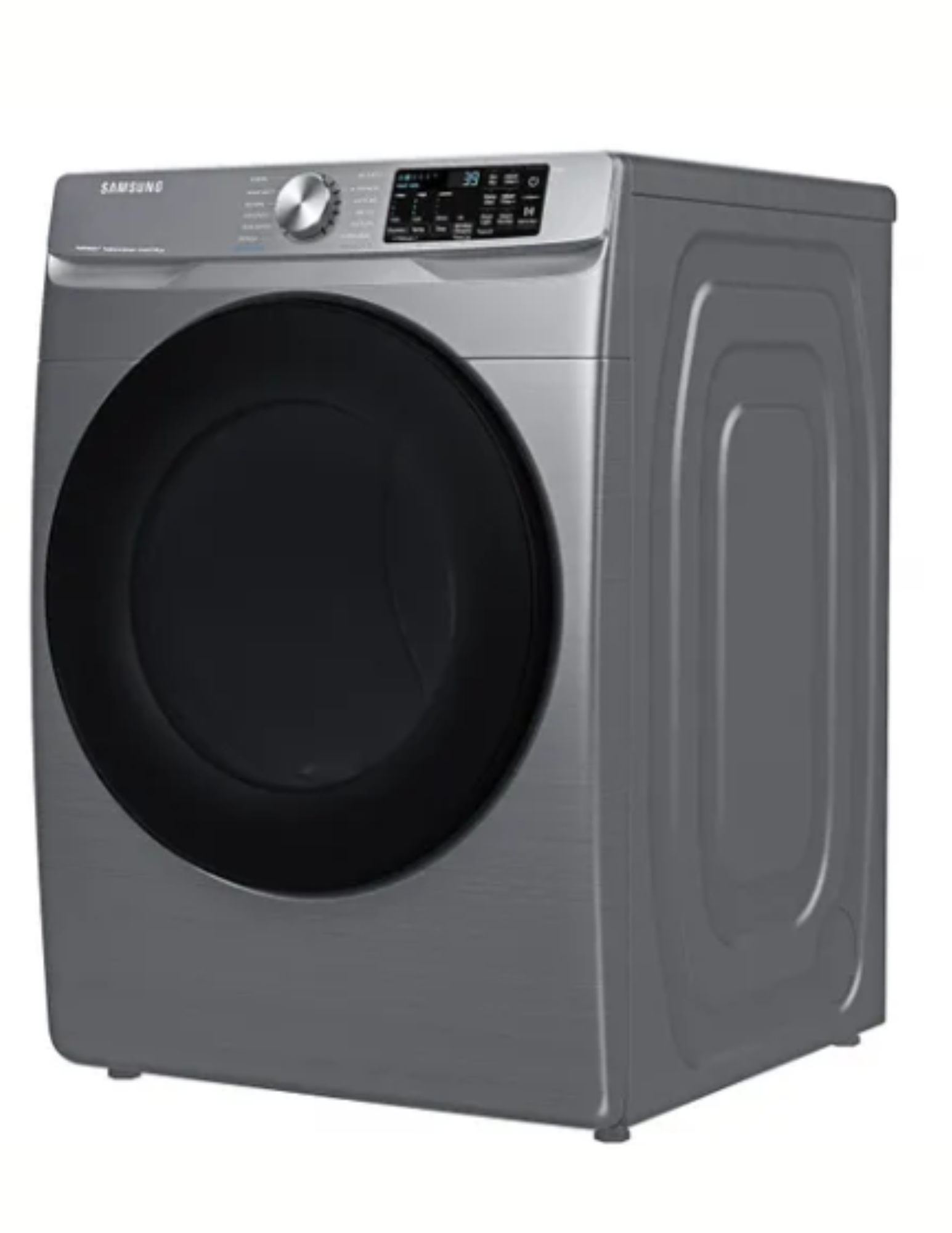 Samsung DVG45B6300P 7.5 Cu. Ft. Smart Gas Dryer with Steam Sanitize+ – Platinum
