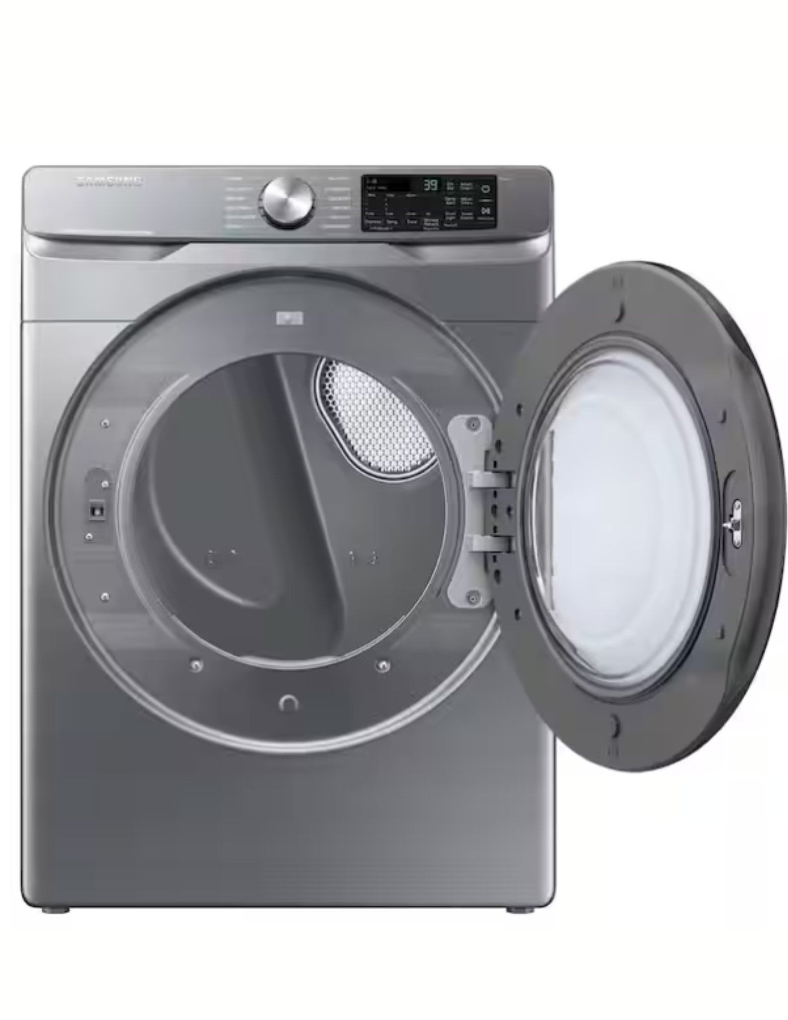 Samsung DVG45B6300P 7.5 Cu. Ft. Smart Gas Dryer with Steam Sanitize+ – Platinum