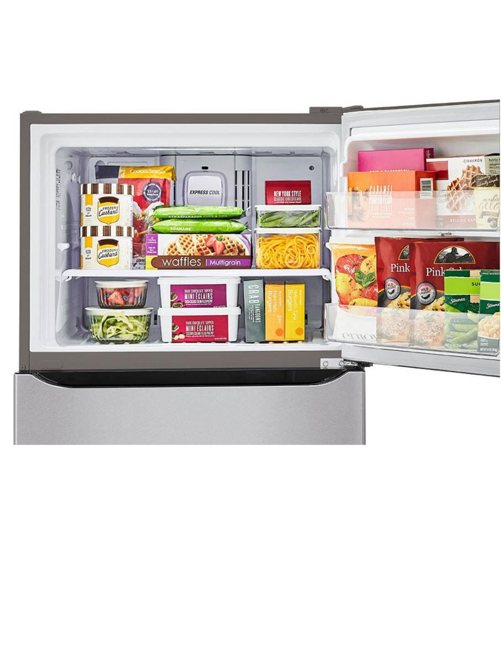 LG LTCS20020S 30" 20.2 Cu. Ft. Top Freezer Refrigerator – Stainless Steel