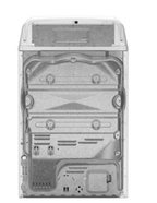 GE GTD58GBV0WS Gas Dryer – 7.4 Cu. Ft. Capacity (White)