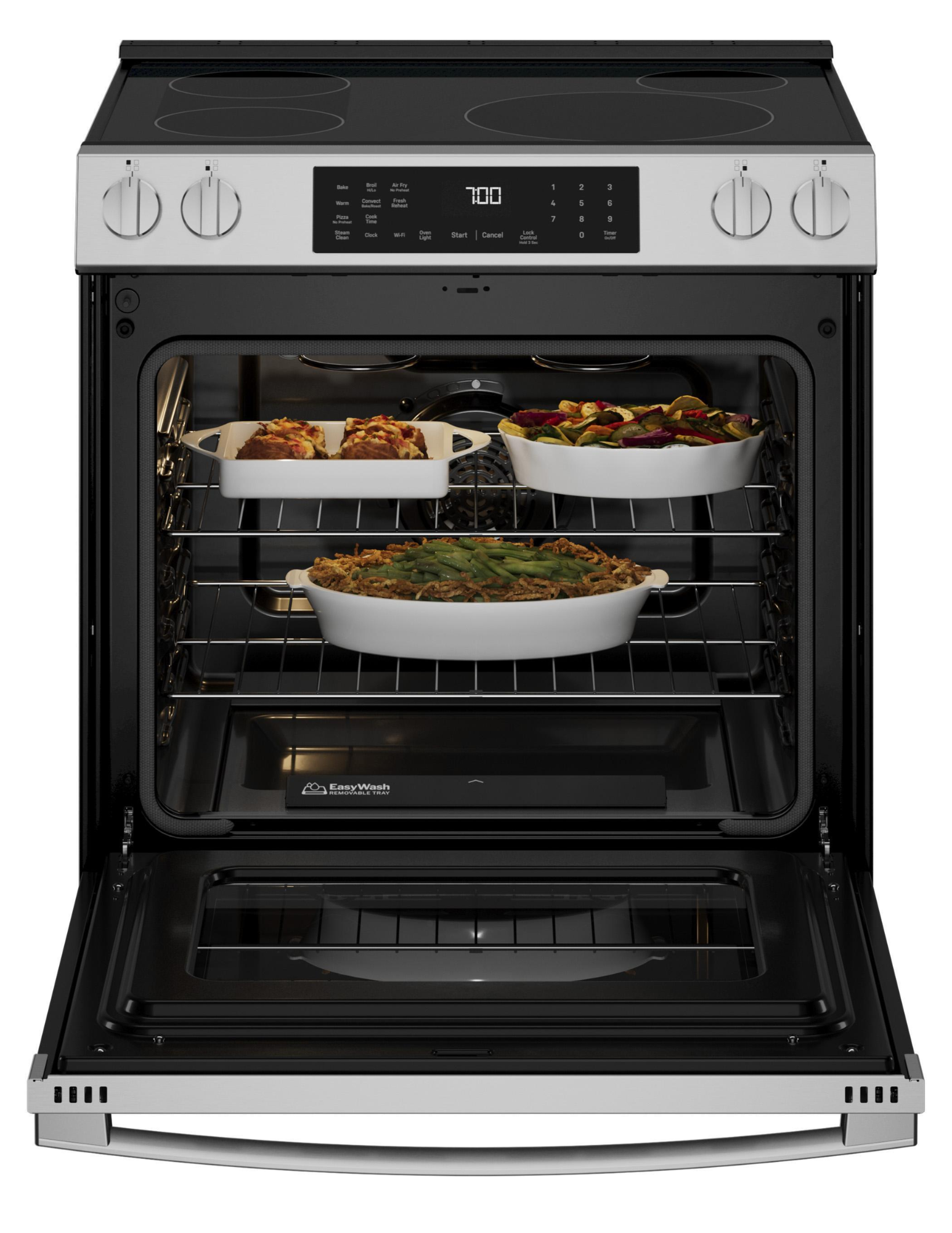 GE Profile PHS700AYFS 30-Inch Smart Slide-In Induction Range (Stainless Steel)