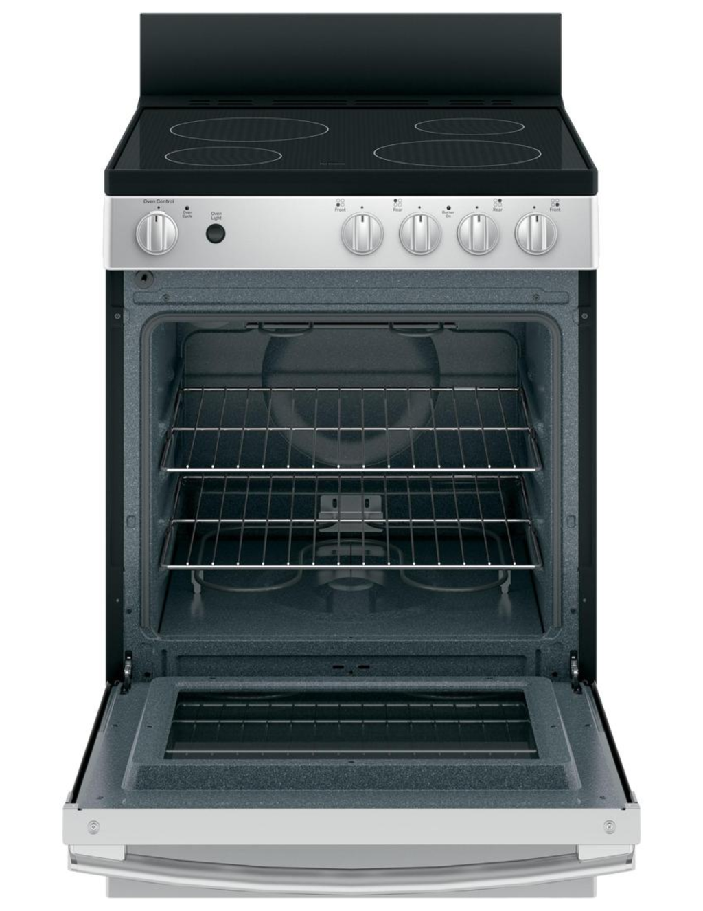 GE JAS640RMSS 24-Inch Freestanding Electric Range (Stainless Steel)