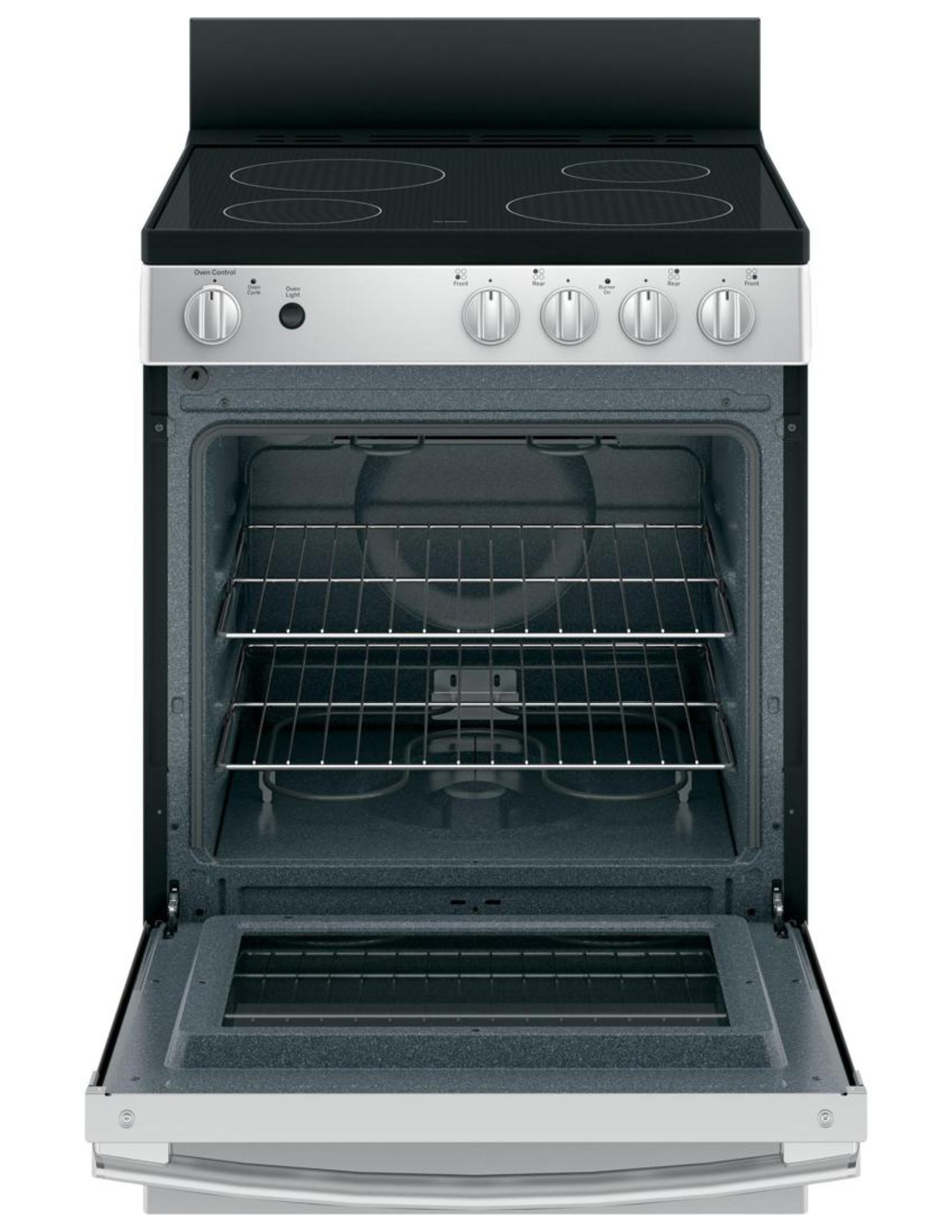 GE JAS640RMSS 24-Inch Freestanding Electric Range (Stainless Steel)