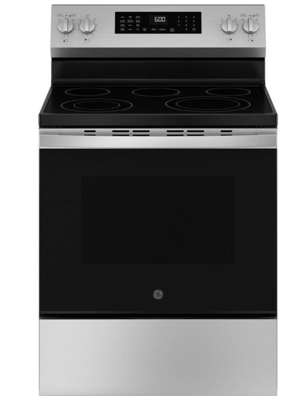 GE GRF600AVSS 30-Inch Smart Freestanding Electric Range (Stainless Steel)