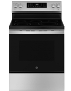 GE GRF600AVSS 30-Inch Smart Freestanding Electric Range (Stainless Steel)