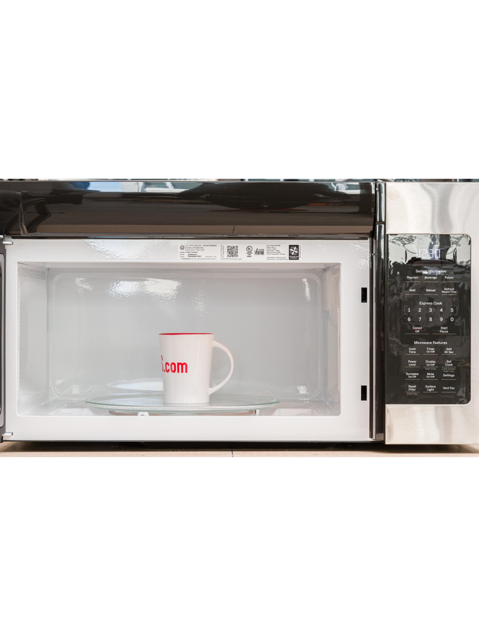 GE JVM6175DKBB – 1.7 Cu. Ft. Over-the-Range Microwave (Black)