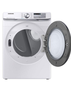 Samsung DVG45B6300W 7.5 Cu. Ft. Smart Gas Dryer with Steam – White