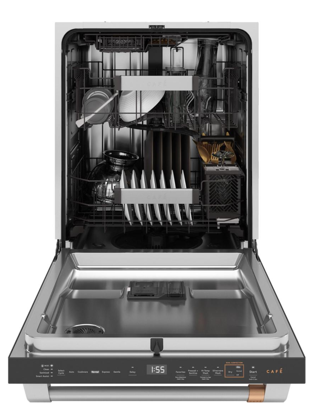 Café CDT888P2V1S1 24 in. Smart Top Control Built-In Dishwasher, Stainless Steel, 39 dBA