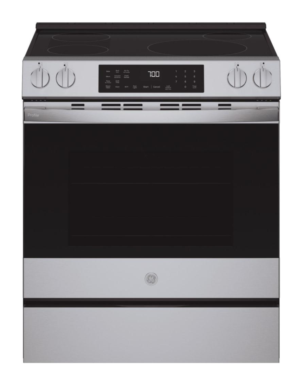 GE Profile PHS700AYFS 30-Inch Smart Slide-In Induction Range (Stainless Steel)