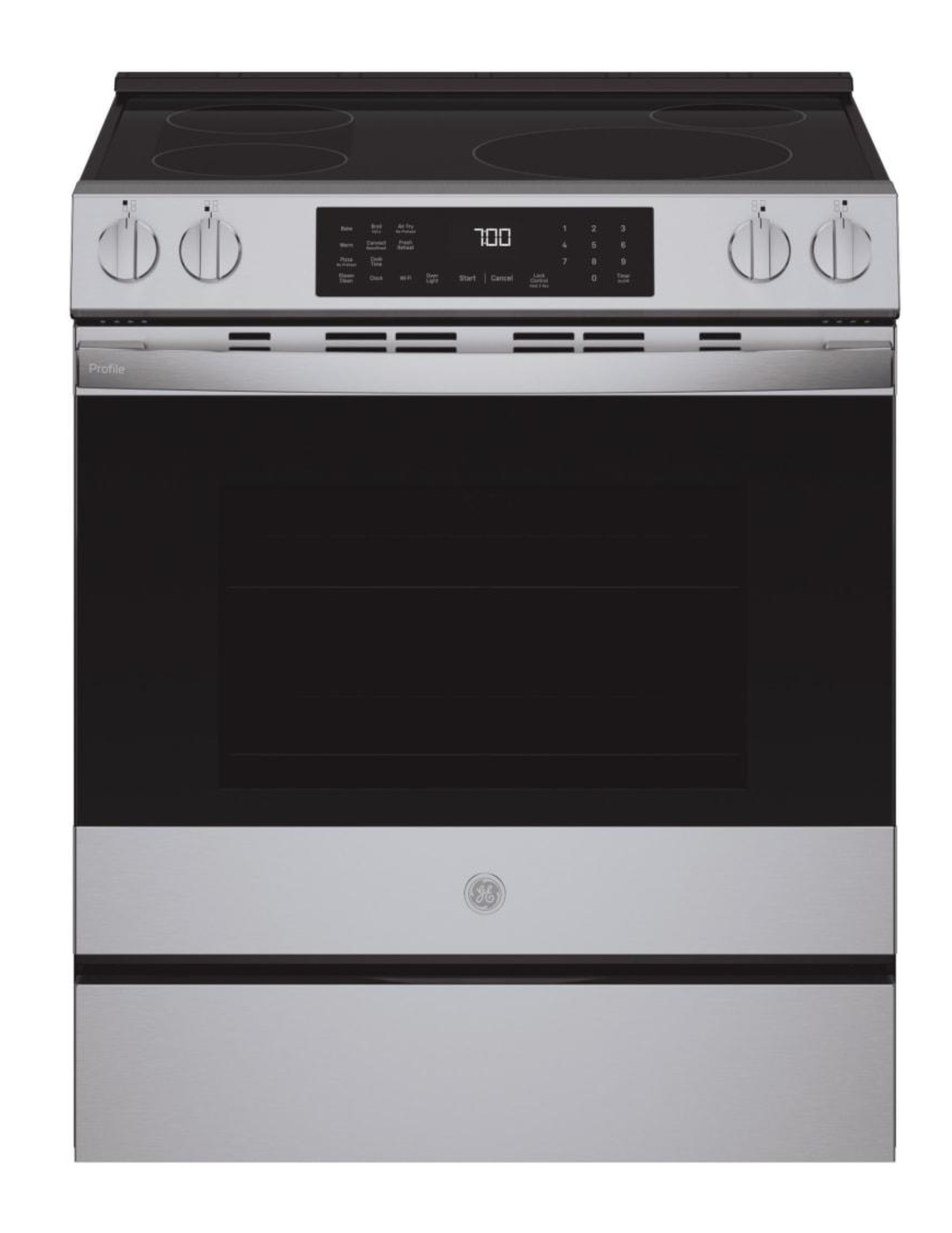 GE Profile PHS700AYFS 30-Inch Smart Slide-In Induction Range (Stainless Steel)